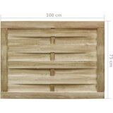  Vrata od impregnirane borovine 100 x 75 cm zelena | shoptok.hr