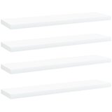 vidaXL Dodatne police za omaro 4 kosi bele 40x10x1,5 cm iverna plošča Cene