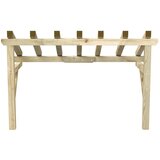  Nadstrešnica za vrata 200 x 100 x 100 cm od masivne borovine | shoptok.hr
