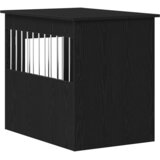 Namještaj za pseću kabinu crni hrast 55x80x68 cm inženjerski drvo | shoptok.hr