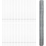 Ograjne stebre 22 kosov U-kanal 150 cm Cinkano jeklo, Šesterokotna ograja 1,5x100 m Cinkano jeklo | Shoptok.si