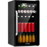 Klarstein Beersafe 3XL Onyx, hladilnik, 98 litrov, 4 police, panoramska steklena vrata | Shoptok.si