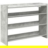 Maison Chic Regal za čevlje - Polica za čevlje betonsko siv 80x25x62 cm inženirski les, (21777826) | Shoptok.si