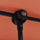  Vrtni suncobran s aluminijskim stupom 2 x 1,5 m terakota | shoptok.hr
