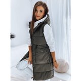 DStreet Ladies quilted vest LADISA green TY3290 | shoptok.hr