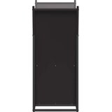  Stalak za drva crni 69,5x35x81 cm hladno valjani čelik | shoptok.hr