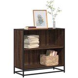 vidaXL Ormar za knjige smeđi hrast 80,5x35x76 cm izrađeno drvo Cijene