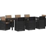  Vrtni set za objed s jastukom 9 pcs Antracit i sivosmeđa PP | shoptok.hr