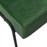  Stolica za opuštanje 65 x 79 x 87 cm tamnozelena baršunasta | shoptok.hr