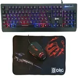 BORG BUNDLE MIS, TASTATURA I PODLOGA KM-9025