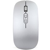 INF brezžična miška, 2.4G & bluetooth 5.1 tri-mode tiha miška silver, (21644241) | Shoptok.si