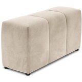 Cosmopolitan Design Bež žametni naslon za roke za modularni kavč Rome Velvet - Cosmopolitan Design Cene