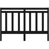  Uzglavlje za krevet crno 166 x 4 x 100 cm od masivne borovine | shoptok.hr