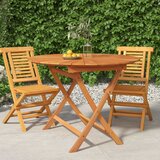  Sklopivi vrtni stol Ø 85 x 75 cm od masivne tikovine | shoptok.hr