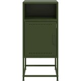 vidaXL Noćni ormarić maslinastozeleni 36x39x78 cm čelični | shoptok.hr
