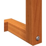  Stalak za ručnike voštano smeđi 23x18x90 cm od masivne borovine | shoptok.hr