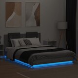  Okvir kreveta s uzglavljem LED boja hrasta sonome 120 x 200 cm | shoptok.hr