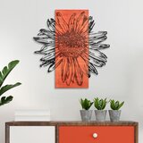 Wallxpert Rama de Oro -4 RedBlack Decorative Wooden Wall Accessory Cene