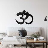 Wallxpert metalni zidni ukras 5186, simbol Om, 75 x 62 cm, crni | Eponuda.com