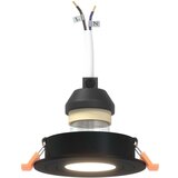 vidaXL ugradni reflektori 24 kom Okrugli GU10 Crni Ø91 mm | shoptok.hr