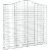  Obokane gabion košare 6 kosov 200x30x180/200cm pocinkano železo, (20798907) | Shoptok.si