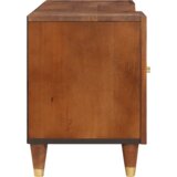 vidaXL Omare in policami za shranjevanje medijev s predalom s shranjevanjem z vrati Rjava | Shoptok.si