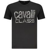 Cavalli Class Muška Crna Majica Kratkih Rukava | shoptok.hr