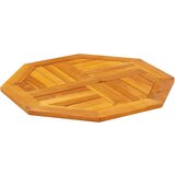 vidaXL Mizna plošča 60x60x2 cm osmerokotna trdna tikovina | Shoptok.si