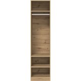 vidaXL Ormar Crni Hrast 50x50x200 cm hrast artisan 50 x 50 x 200 cm | shoptok.hr