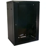 19" ormar 15U 45cm dubine, crnog stakla