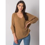 Och Bella Sweater-TW-SW-BI-J1001.06-camel | Shoptok.si