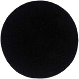  Podmetači 4 kom obični/crni 38 cm okrugli pamučni | shoptok.hr