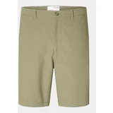 Selected Homme Kratke hlače iz tkanine Slhregular-Karl 16092367 Bež Regular Fit