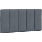 Maison Chic posteljno vzglavje - vzglavna omarica - vzglavna stranica temno siva 100 cm žamet, (21703880) | Shoptok.si
