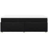  Krevet s oprugama i madracem crni 90x200 cm od tkanine | shoptok.hr