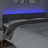  Uzglavlje tamnosivo 180x5x78/88 cm od tkanine | shoptok.hr