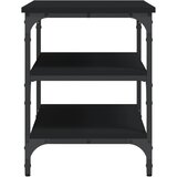  Klupa za cipele crna 70 x 38,5 x 49 cm od konstruiranog drva | Eponuda.com
