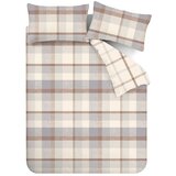 Catherine Lansfield Sivo-krem flanelska posteljina za bračni krevet 200x200 cm – Cijene
