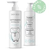 Baby boo COTTONSEED Hair and Body Wash šampon i pjena za kupku za djecu od rođenja 200 ml | shoptok.hr
