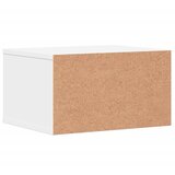  Stalak za pisač bijeli 40x32x22,5 cm od konstruiranog drva | shoptok.hr