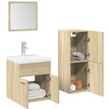 Maison Chic Kopalniški sestavi - Kopalniška garnitura 4-delna sonoma hrast inženirski les, (21787820) | Shoptok.si
