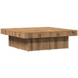 vidaXL Stol za kavu Artisan hrast 90x90x28 cm izrađeno drvo | shoptok.hr