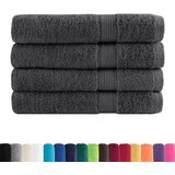 Furnova Premium brisače za savno SOLUND 4 kos antracit 80x200 cm 600gsm, (21916843) | Shoptok.si
