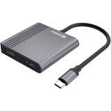 Sandberg USB-C 2xHDMI + USB + Power Delivery priklopna postaja za 2 monitorja - 136-44 | Shoptok.si
