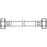 Flexo Priključno crijevo (Unutarnji navoj: ½″/½″, Duljina: 25 cm) | shoptok.hr