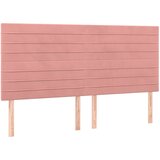 Maison Chic Posteljno vzglavje - Vzglavna omarica 4 kosa roza 80x5x78/88 cm žamet, (22077870) Cene