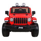  Licenciran avto na akumulator Jeep Wrangler Rubicon 4x4 - rdeč | Shoptok.si