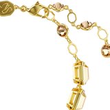 Swarovski Zapestnica med / svetlo rumena / zlata | Shoptok.si