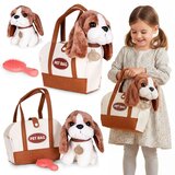  Plišani štene u torbi, igračka za beagle za djecu + četka za njegu Cijene