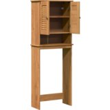 vidaXL Kabinetska WC boja meda 60 x 27 x 161 cm Masivna borovina | shoptok.hr
